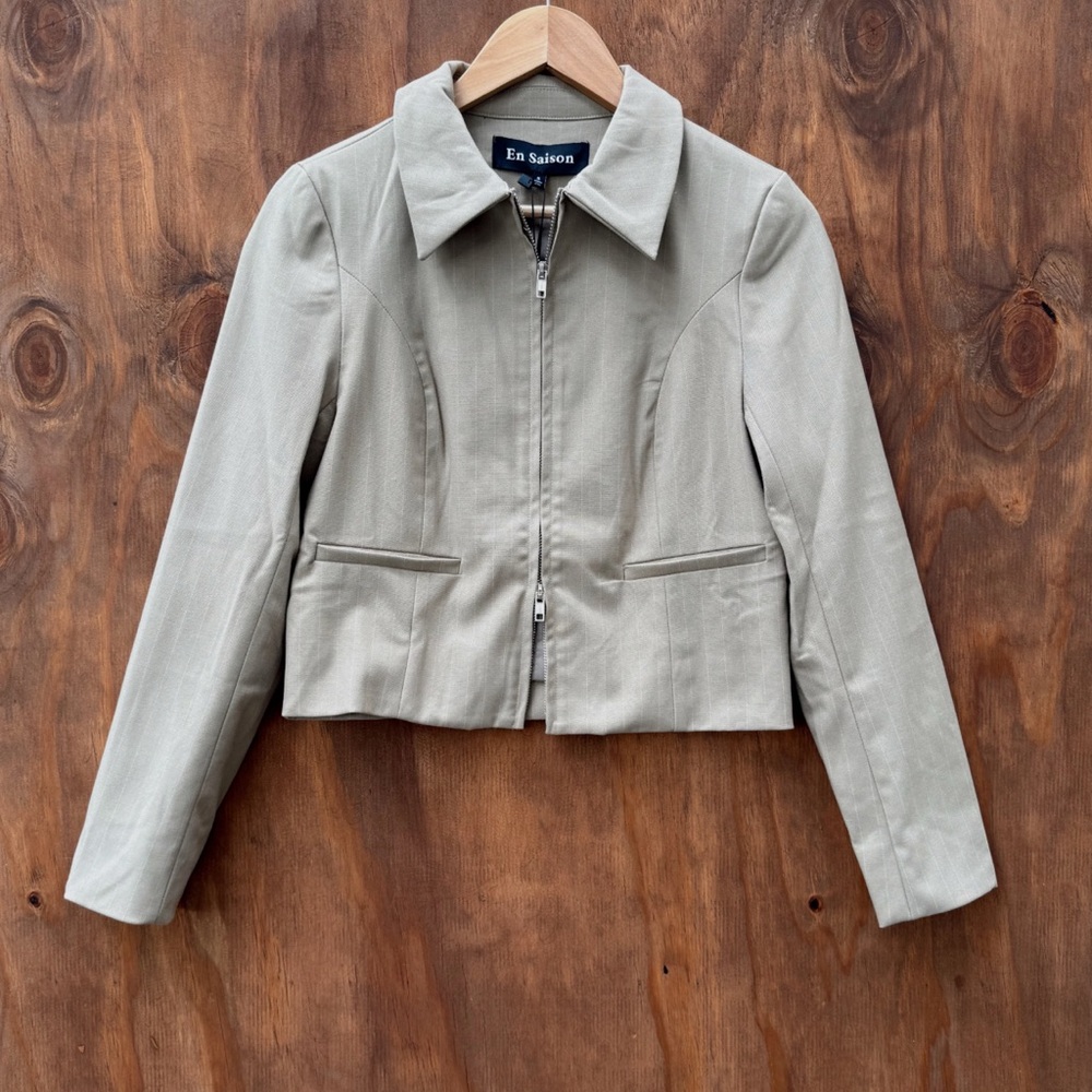 En Saison Women's Beige Blazer